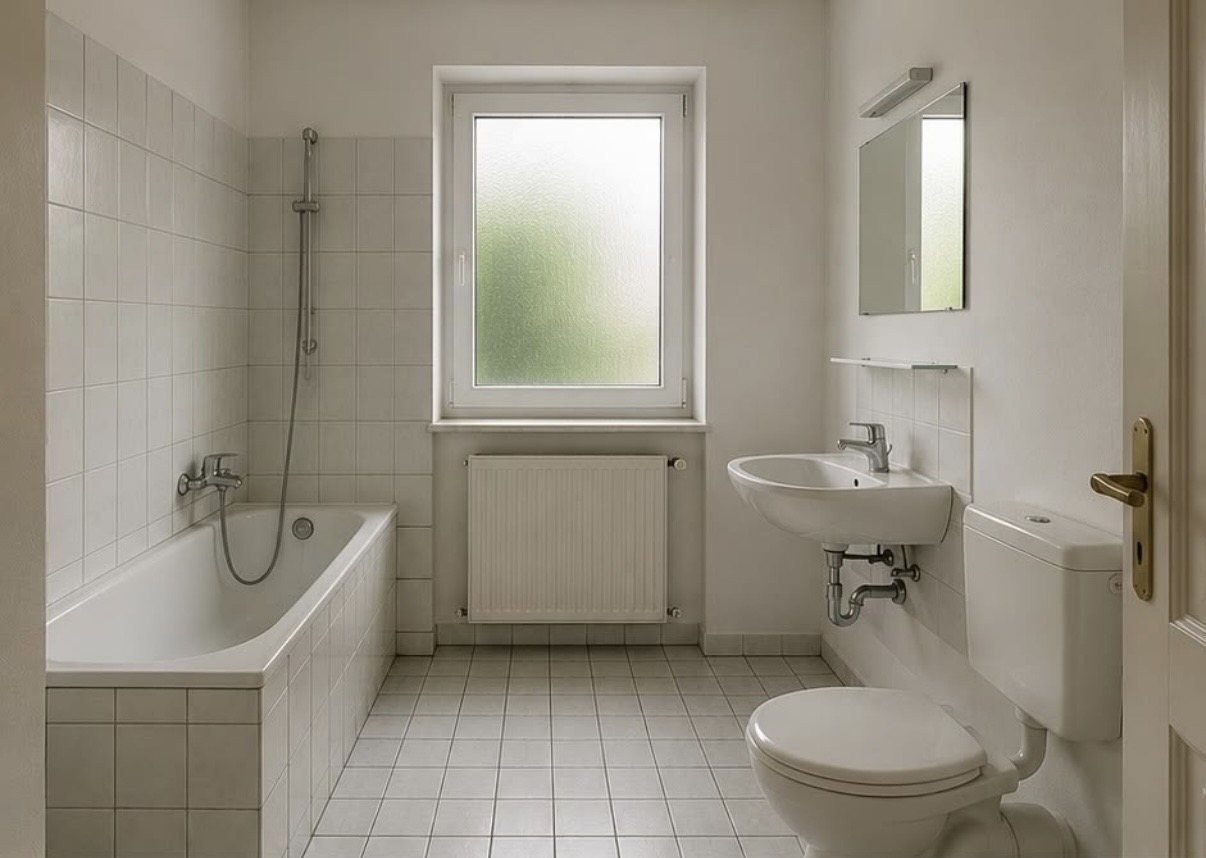 Salle de bain avant rénovation